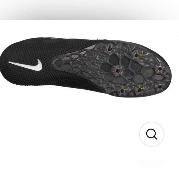 NIKE ZOOM RIVAL S 9 SPRINT SPIKE UNISEX SIZE 13 NEW BLACK:WHITE - Picture 3 of 4